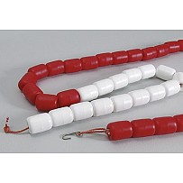 Dividing lines ball to ball, per meter.