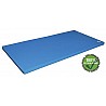 Cover for gym mats blue anti-slip