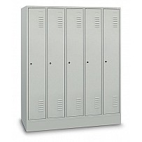 Wardrobe, with base, 5 compartments