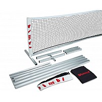 Mobile small court tennis net system