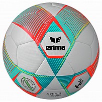 Socer ball ERIMA HYBRID LITE 290, size 4, 2024, Fiery-Coral/Petrol