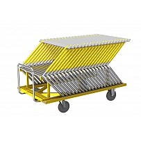 BENZ hurdles transport trolley