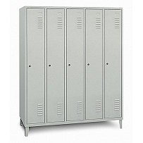Wardrobe, with feet, 5 compartments
