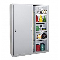 Equipment cabinet Type 6, sheet-steel sliding doors