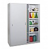 Equipment cabinet Type 6, sheet-steel sliding doors