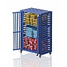 Plastic cabinet with 3 compartments, 126x76 x192 cm