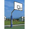Basketball tubular steel mast plant, painted