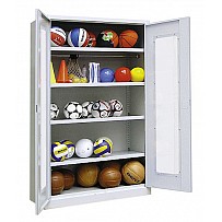 Equipment cabinet type 2 acrylic glass swing doors