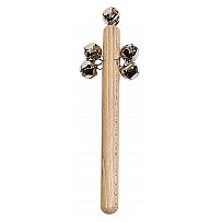 Bell stick beech natural with 5 bells