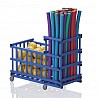 Plastic trolley cm without lid, 144x69x111
