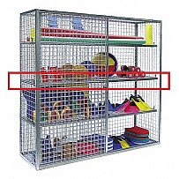 Wire mesh inlay floor