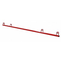Wide trapeze bar with hook