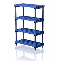 Detached plastic shelves 100x50x153 cm