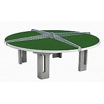 Round table tennis table