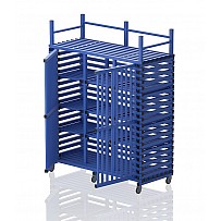 Plastic box 12 compartments, 176x76x227 cm