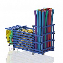 Plastic trolley cm without lid, 184x111x69 cm