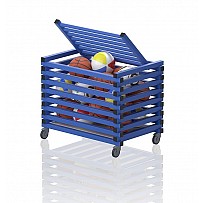 Plastic cart with lid, 104x69x84 cm