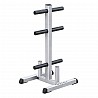 Weight plate stand with bar holder 