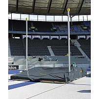 Pole vault mats rain tarp