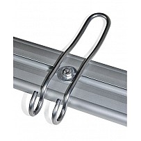 Wardrobe Hooks on Aluminium profile