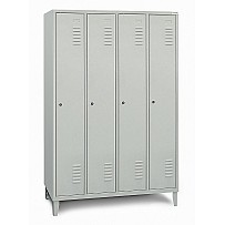 Locker, with feet, 4 compartments