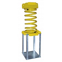 Eingrabeblech for spring toys