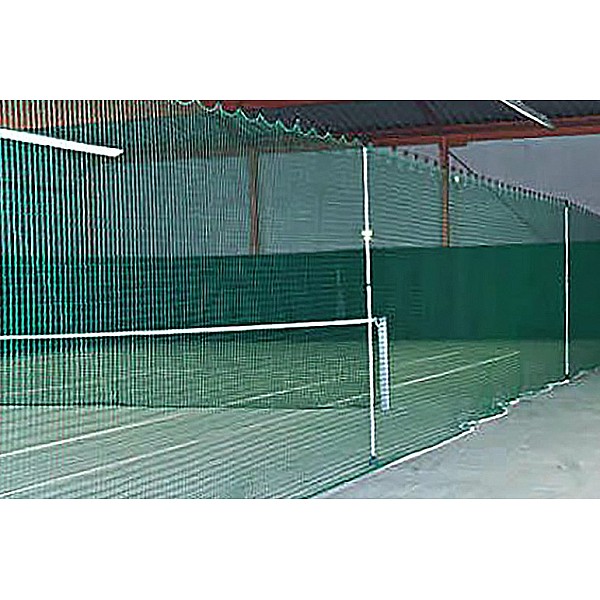 Support bar for free-standing separation networks with tennis and volleyball,