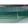 Support bar for free-standing separation networks with tennis and volleyball,