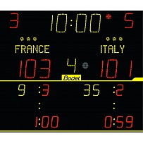 Bezel 8NT325 ALPHA, Bodet, incl. Scorepad control panel