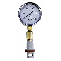 Manometer with pressure display
