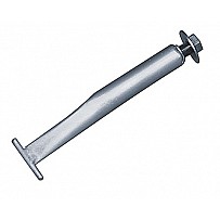 Ground anchor for gates