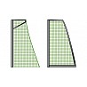 Soccer goal net goal depth 80/150 cm