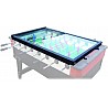 Outdoor table football Storm F-2 glass cover