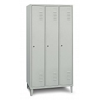 Wardrobe, with feet, 3 compartments