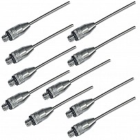Needle valve M5 reinforced version 10-pack