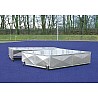 Movable cover for pole vault and high jump mats