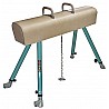 Olympic pommel horse with steel feets