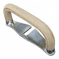 Wooden Pommel with steel frame