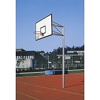Basketball aluminum single-column system