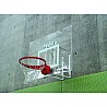 Basketball practice facility height adjustable