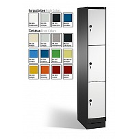 EVOLO Compartment cabinet with 3 compartments