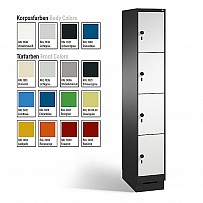 EVOLO Compartment cabinet with 4 compartments