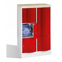 School locker RESISTO with 6 compartments