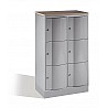 School locker RESISTO with 6 compartments