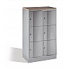 School locker RESISTO with 6 compartments