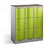 School locker RESISTO with 9 compartments