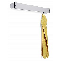 Coat rack made of stainless steel, 2m,