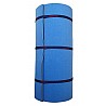 Retaining strap for floor gymnastics mat