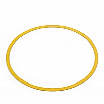 Gymnastics flat tire, yellow, Ø 60 cm