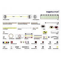 Magnetic Sports Hall Set 100 B